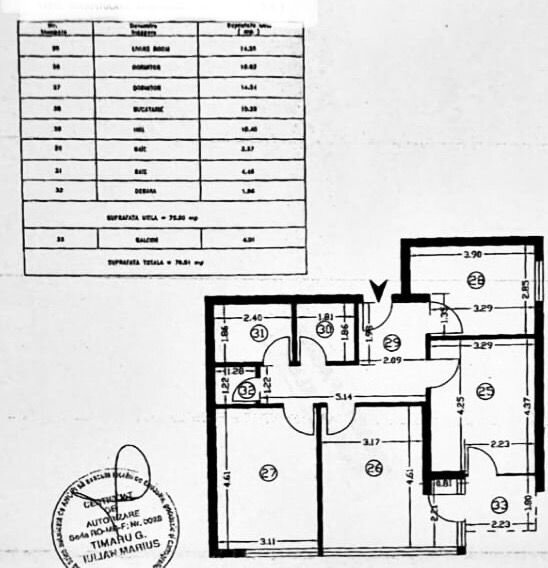 Militari, trei camere, la intrare in cartierul Militari Residence, Auchan
